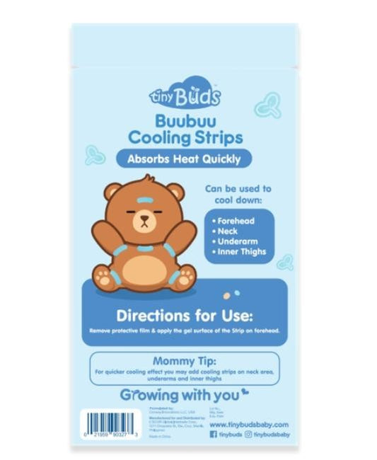 Tiny Buds Tiny Remedies BuuBuu Cooling Strips - Extra Value Mart