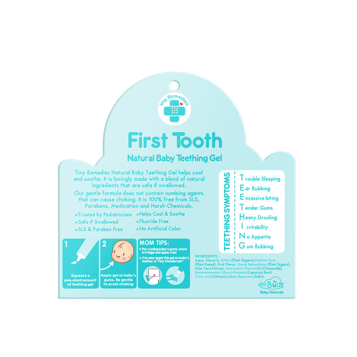 Tiny Buds Tiny Remedies First Tooth Natural Baby Teething Gel (20g) - Extra Value Mart