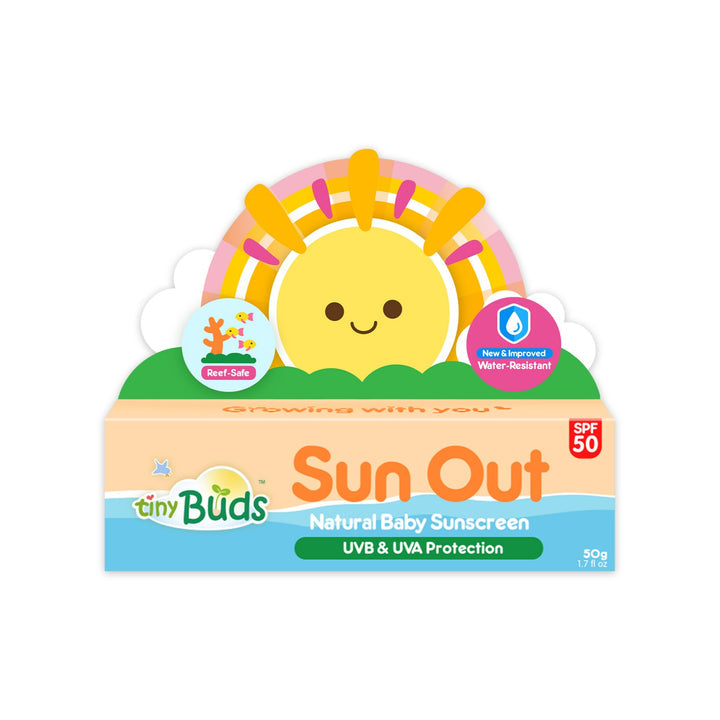 Tiny Buds Sun Out Natural Baby Sunscreen SPF 50 – UVA & UVB Protection - Extra Value Mart