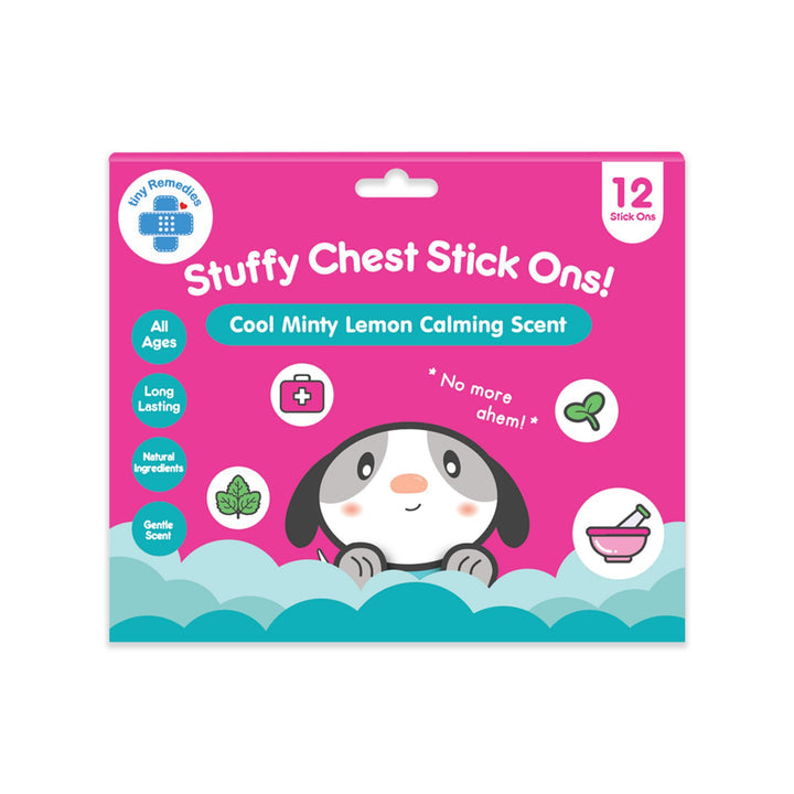 Tiny Buds Stuffy Chest Stick Ons 12Pcs