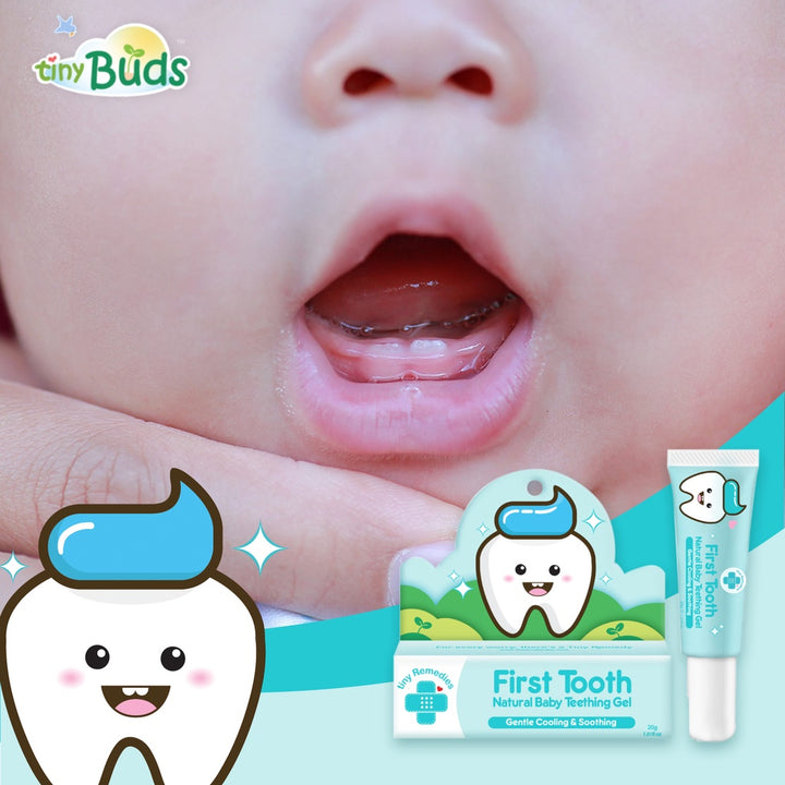 Tiny Buds Tiny Remedies First Tooth Natural Baby Teething Gel (20g) - Extra Value Mart