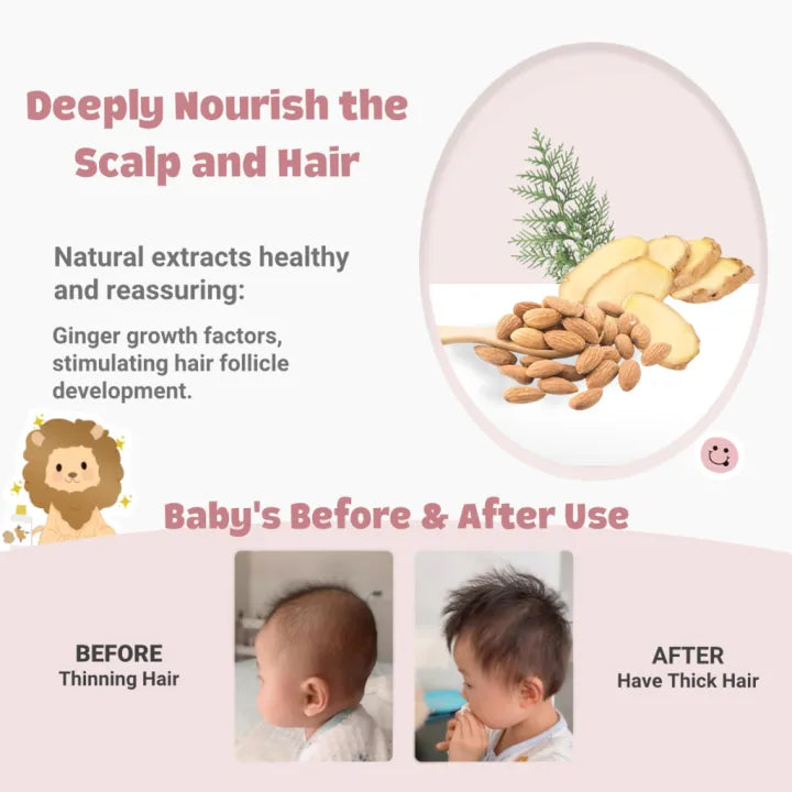 HegerBaby PH Hair & Scalp Oil 30ml – Nourishing Baby Scalp Treatment for Healthy Hair Growth