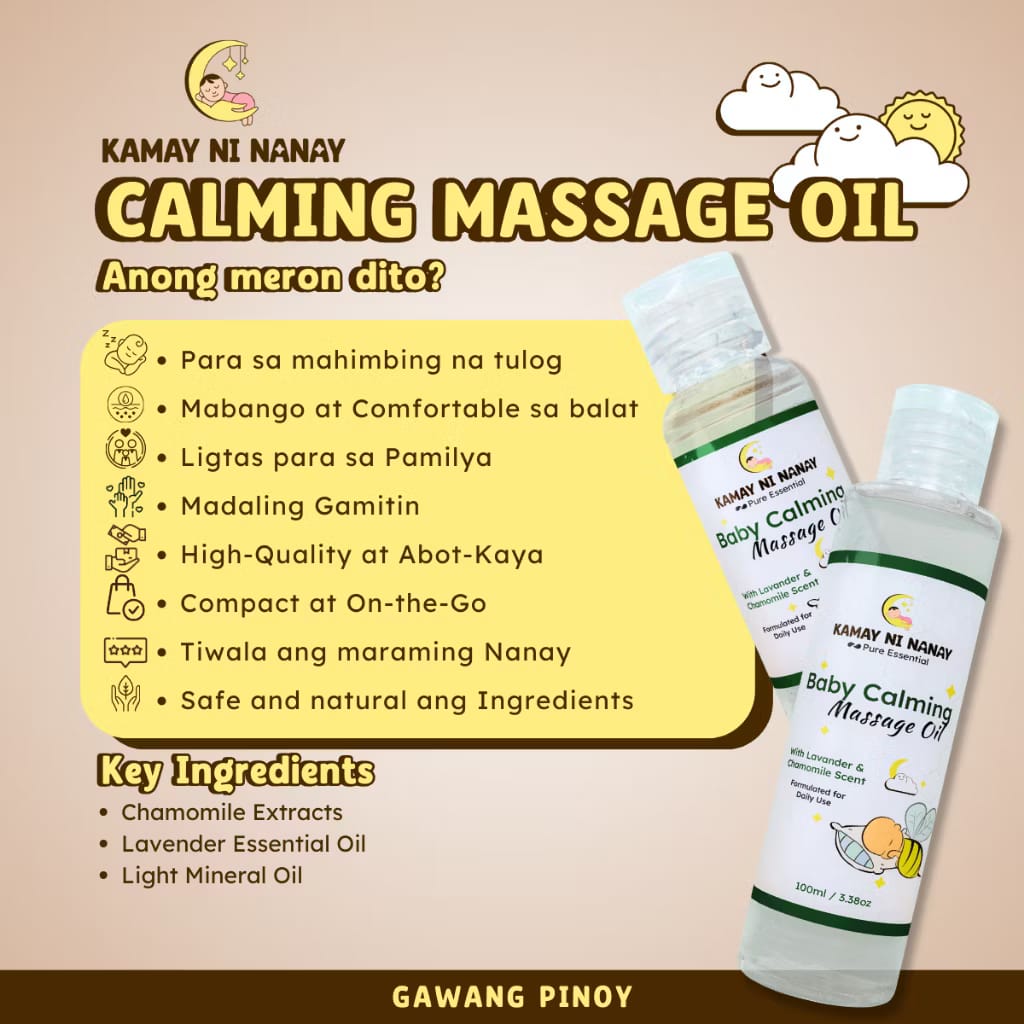 Kamay ni Nanay Baby Calming Massage Oil 50ml