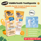 Hegerbaby KiddieTeeth kids toothpaste with fluoride, probiotics and vitamin C for 0-6 years