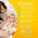 Mama's Choice Baby Hair Vitamin Lotion & Oil – Organic Hair Growth & Detangler for Babies