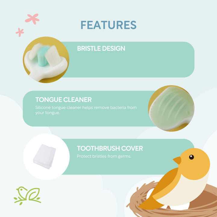 Nature to Nurture Tooth Explorers 3D Training Toothbrush 2 Years Up | Kids Oral Care UAE