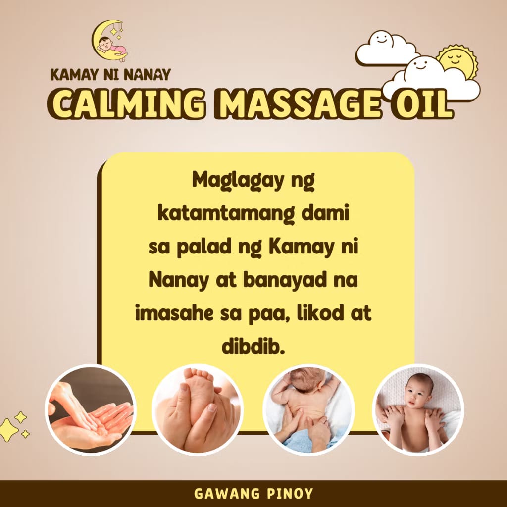 Kamay ni Nanay Baby Calming Massage Oil 50ml