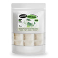 A package of Hegerbáby 100% Natural Soap Bath Soaks in a clear resealable stand-up pouch with a white label and green accents, topped with a green oval badge reading '1 PACK' on a white background.