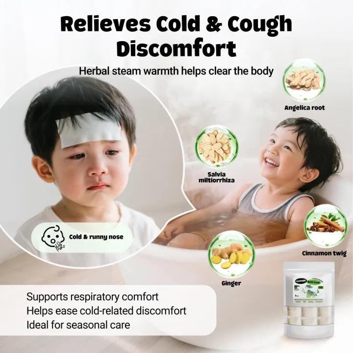 Hegerbaby Baby Bath Soak 7 Pieces | Natural Herbal Comfort Bath UAE