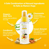 Mama's Choice Baby Hair Vitamin Lotion & Oil – Organic Hair Growth & Detangler for Babies