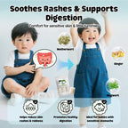 Hegerbaby Baby Bath Soak 7 Pieces | Natural Herbal Comfort Bath UAE