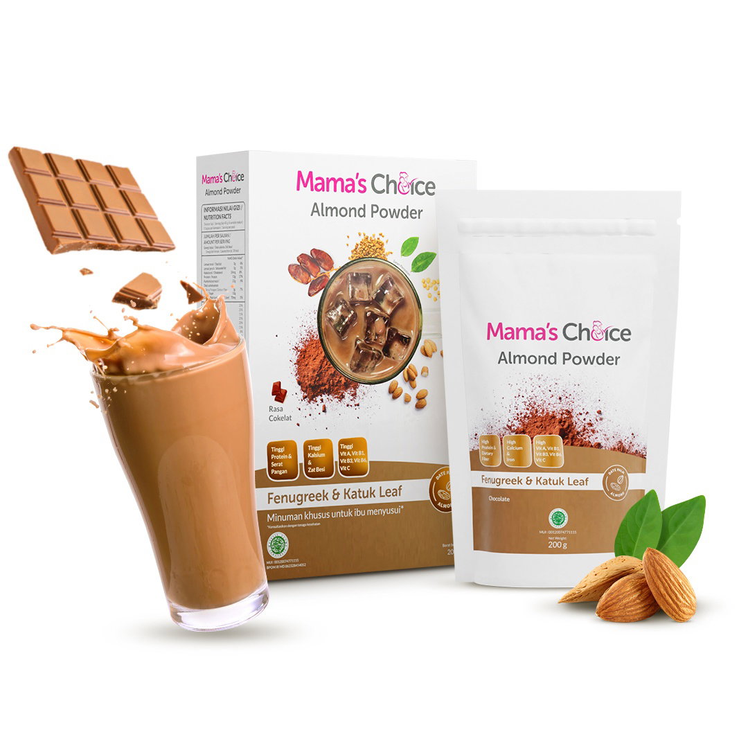 Mama's Choice Almond Milk Booster Powder Chocolate 200g