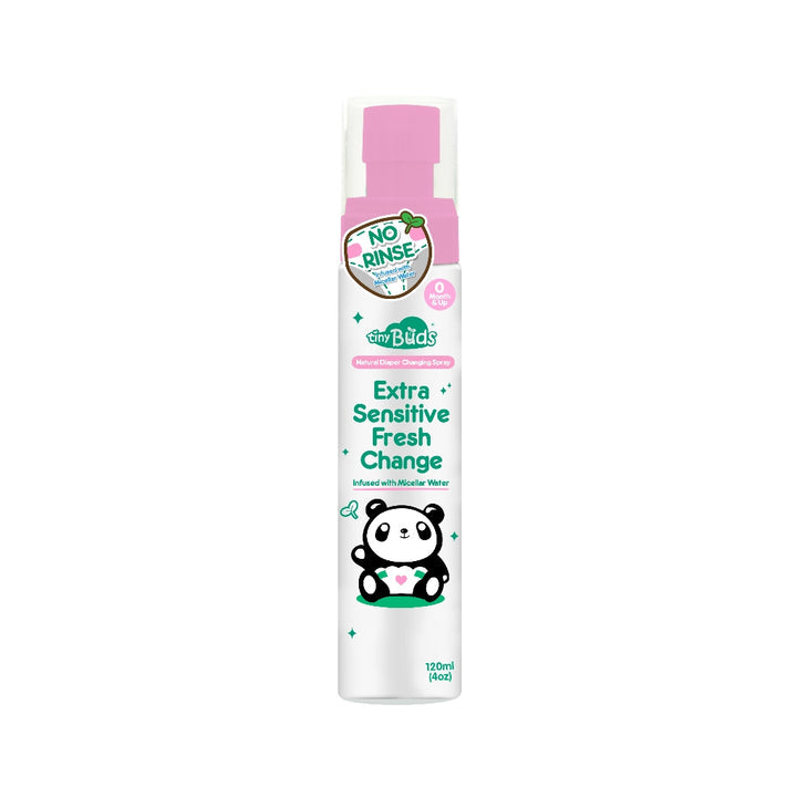 Tiny Buds Extra Sensitive Diaper Changing Spray (120ml) - Extra Value Mart