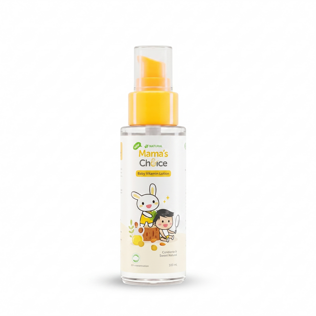 Mama's Choice Baby Hair Vitamin Lotion & Oil – Organic Hair Growth & Detangler for Babies