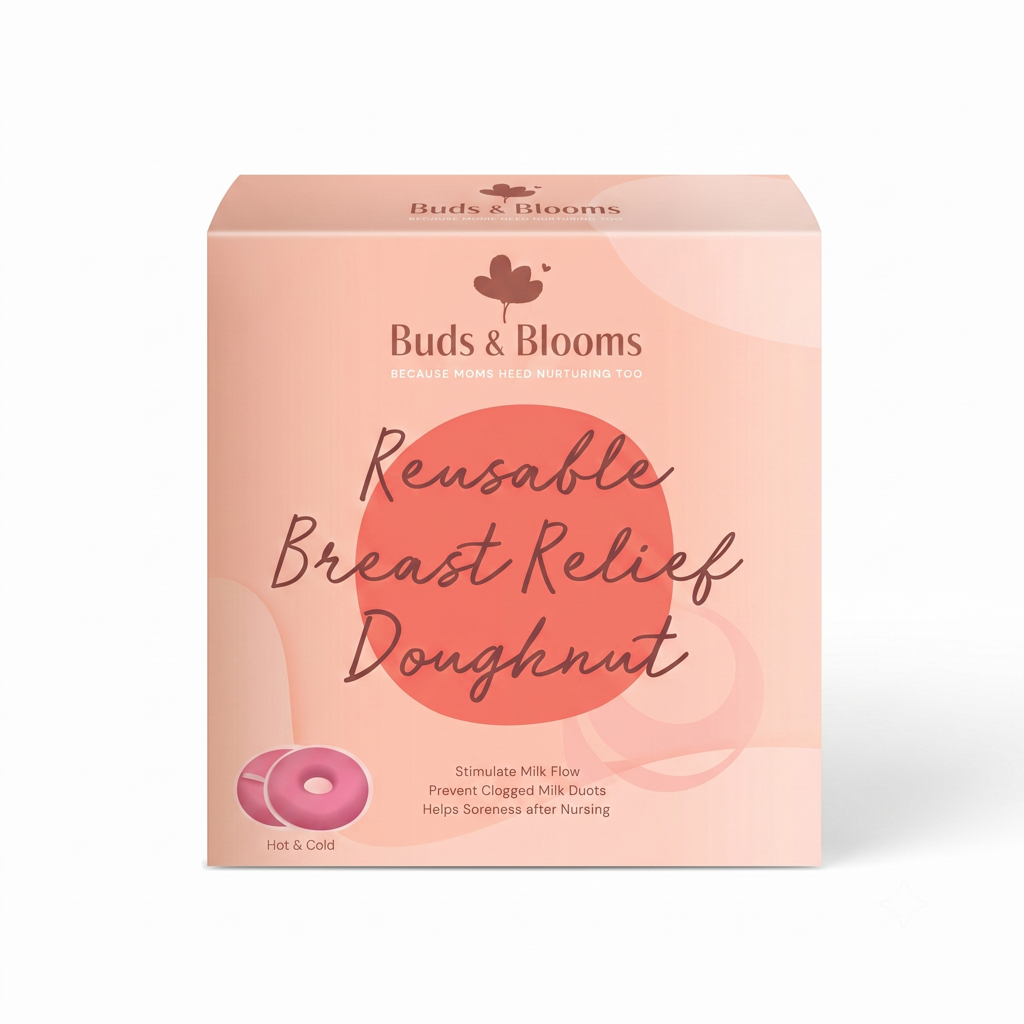 Buds & Blooms Reusable Breast Relief Doughnut