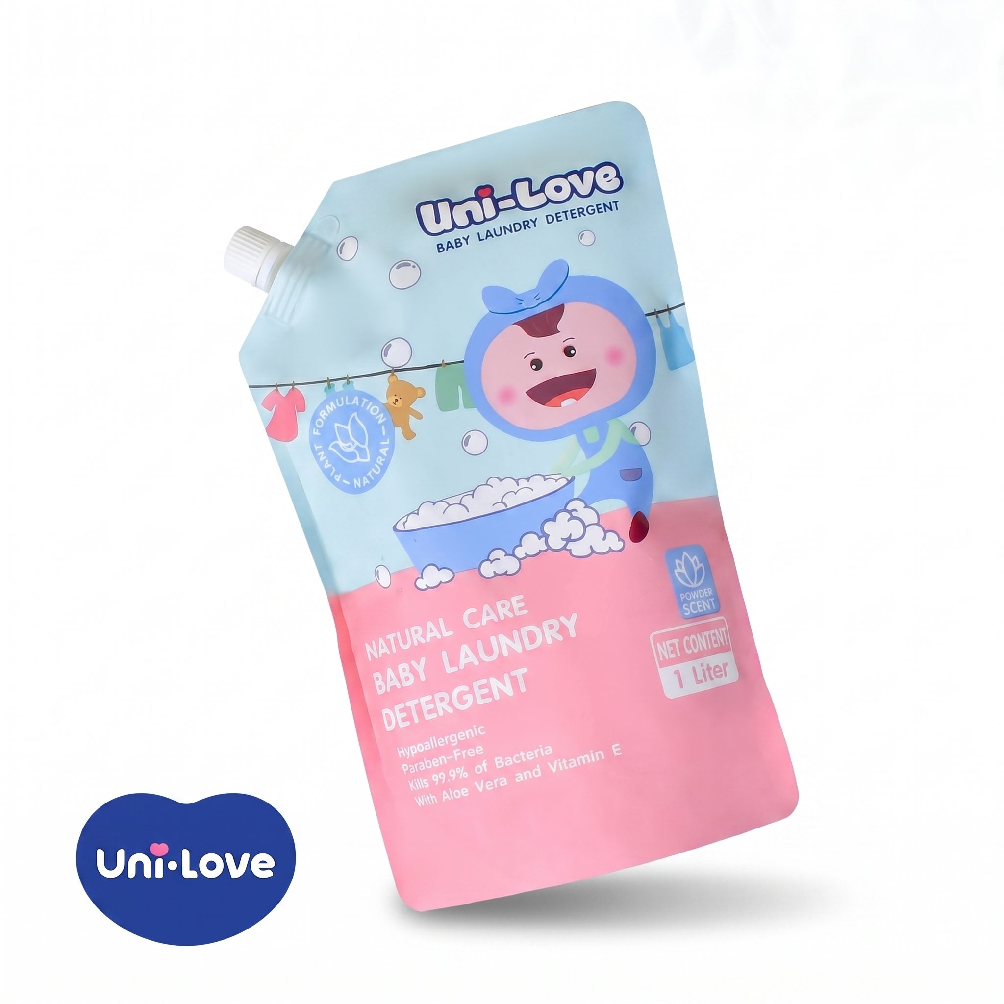 Uni-Love Natural Care Baby Laundry Detergent 1L Powder Scent