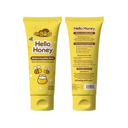 Tiny Buds Hello Honey Moisturizing Baby Bath 200ml