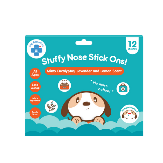 Tiny Buds Stuffy Nose Stick Ons 12Pcs