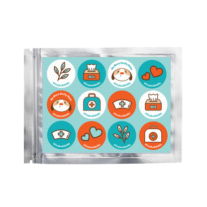 Tiny Buds Stuffy Nose Stick Ons 12Pcs