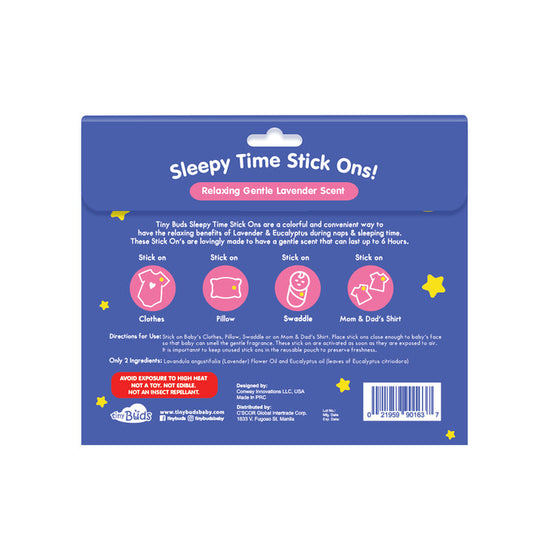 Tiny Buds Sleepy Time Stick Ons (12pcs)