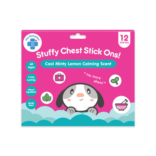 Tiny Buds Stuffy Chest Stick Ons 12Pcs