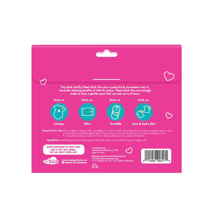 Tiny Buds Stuffy Chest Stick Ons 12Pcs