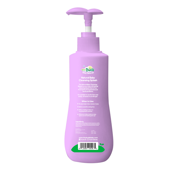 Tiny Buds Natural Baby Cleansing Splash 350ml