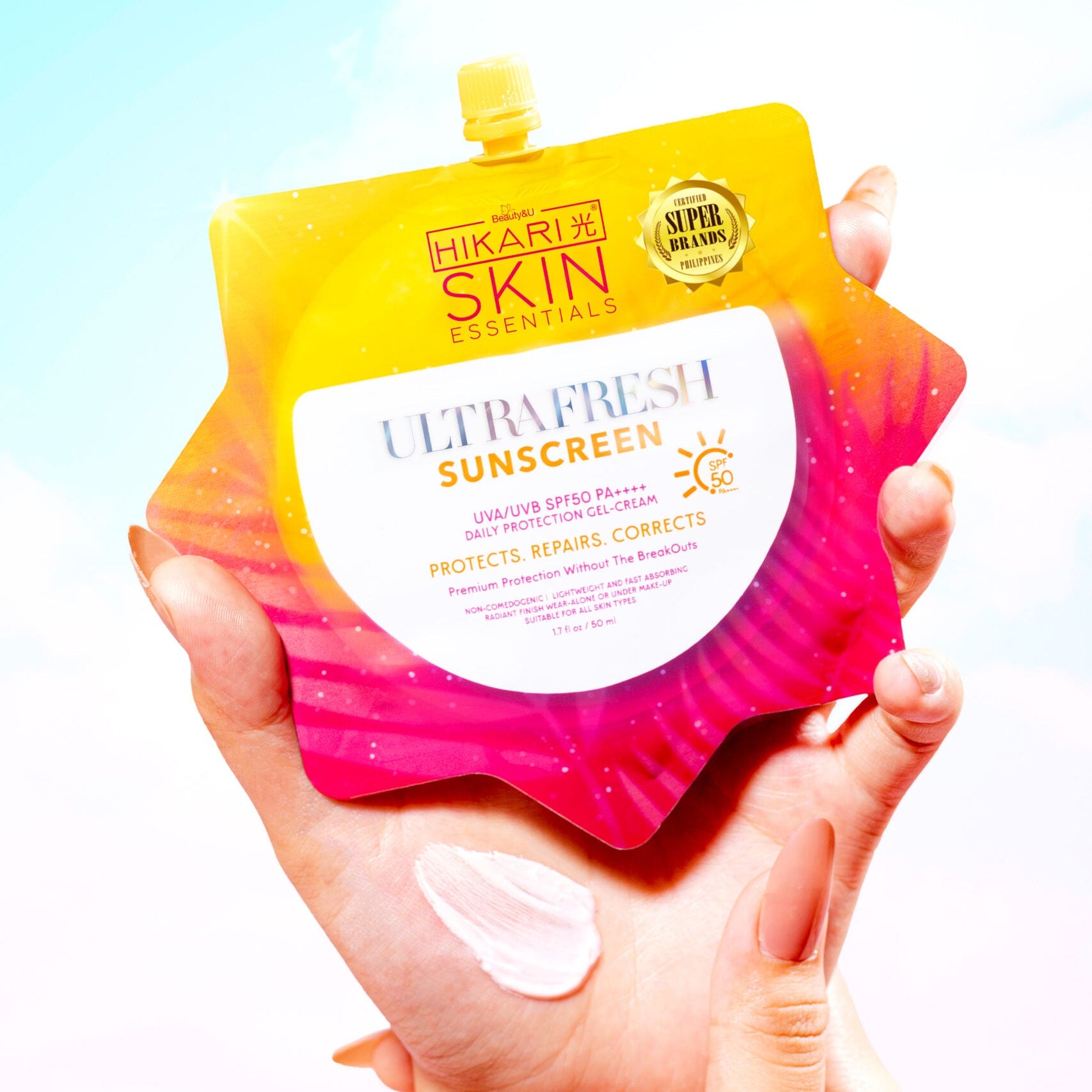 Hikari Ultrafresh Sunscreen SPF50 PA++++ 50ml