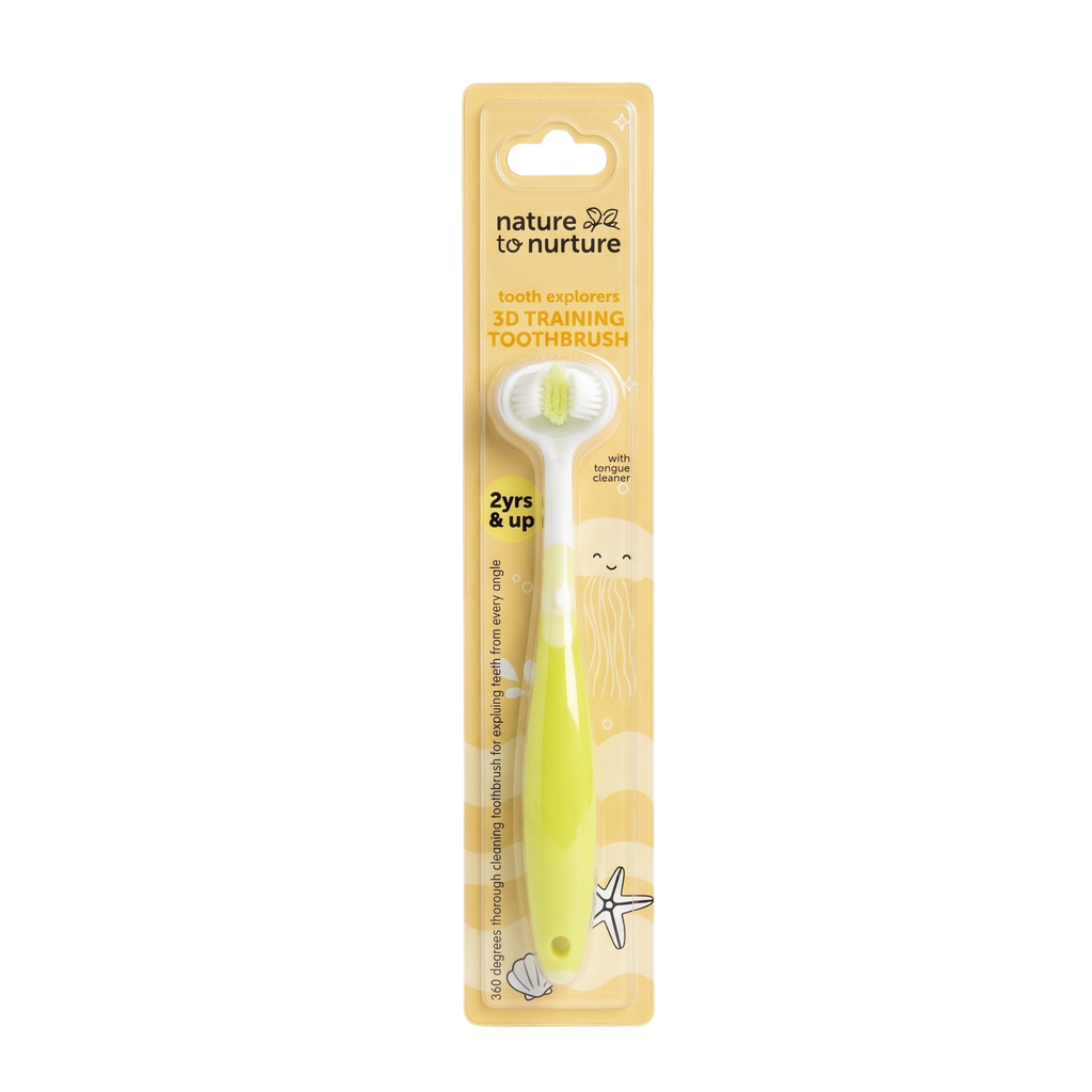 Nature to Nurture Tooth Explorers 3D Kids Training Toothbrush 2+ | Extra Value Mart UAE