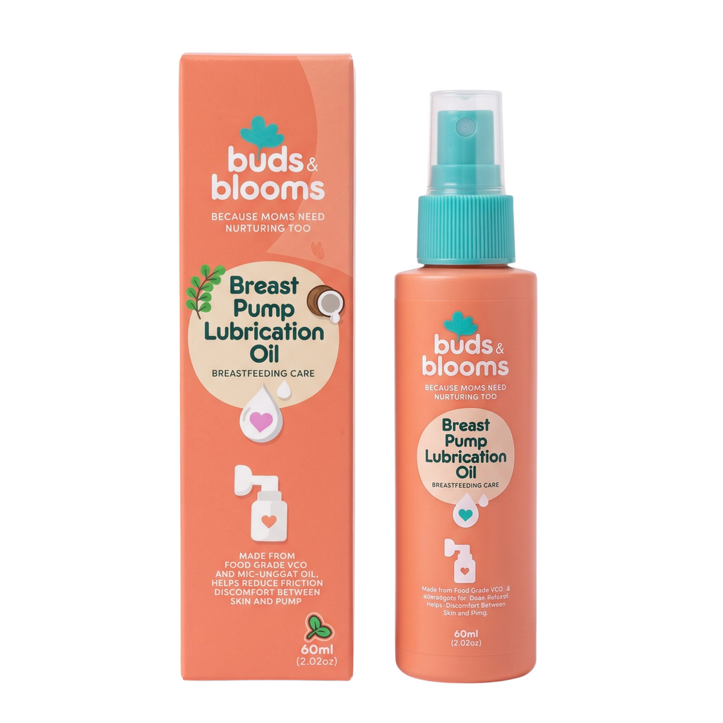 Buds & Blooms Breastfeeding & Pump Lubrication Oil 60ml bottle | Extra Value Mart UAE