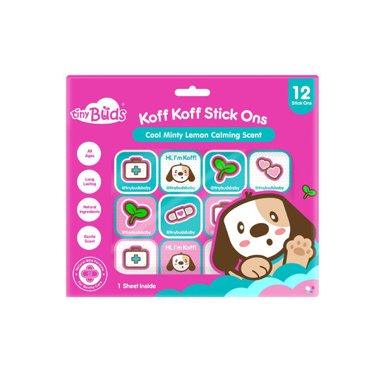 Tiny Buds Koff Koff Stick Ons 12Pcs