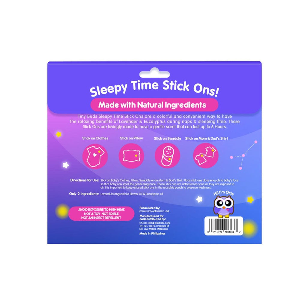 Tiny Buds Sleepy Time Stick Ons (12pcs)