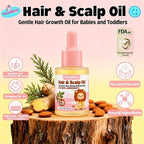 HegerBaby PH Hair & Scalp Oil 30ml – Nourishing Baby Scalp Treatment for Healthy Hair Growth