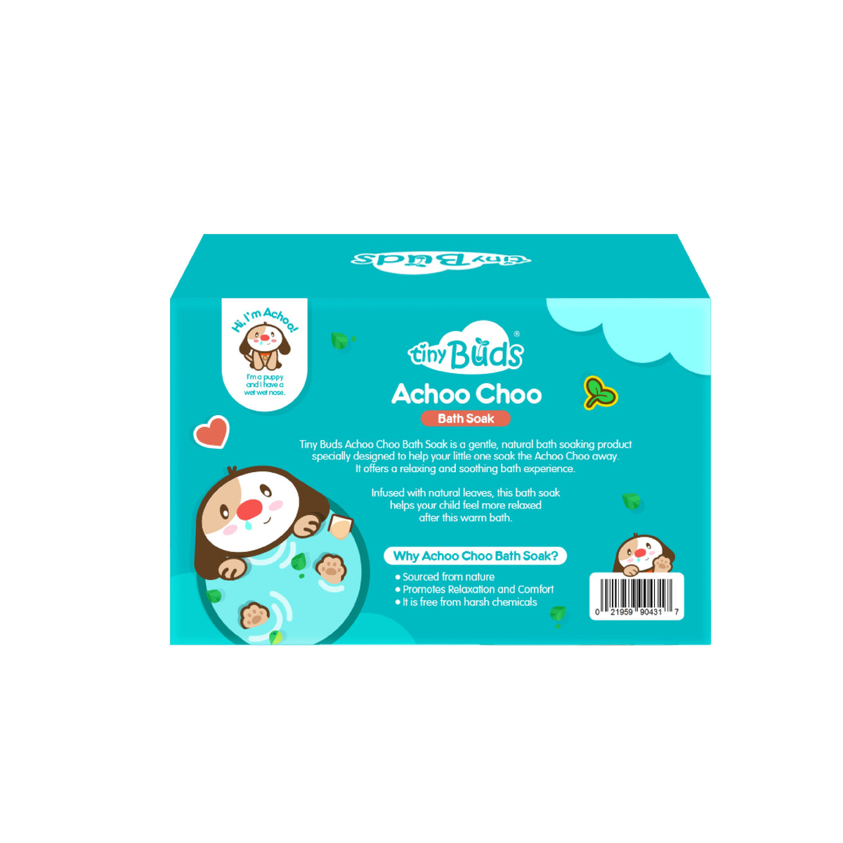 Tiny Buds Achoo Choo Bath Soak 4 Pieces – product photo 3