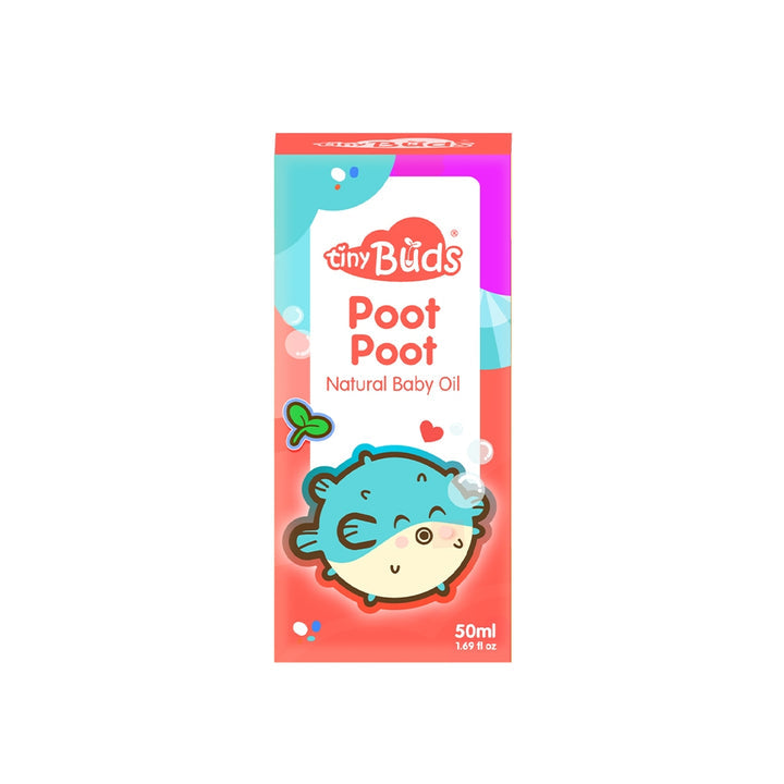 Tiny Buds Poot Poot Natural Baby Oil 50ML - Extra Value Mart