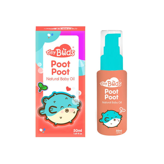Tiny Buds Poot Poot Natural Baby Oil 50ML - Extra Value Mart