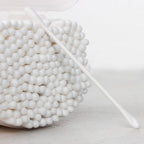 Tiny Scoopers Baby Cotton Buds 400 Tips – Gentle Dual Tip Cotton Swabs for Safe Baby Cleaning