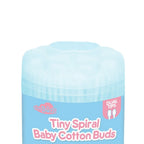 Tiny Spiral Baby Cotton Buds 400 Tips – Dual Tip Gentle Cotton Swabs for Safe Baby Cleaning