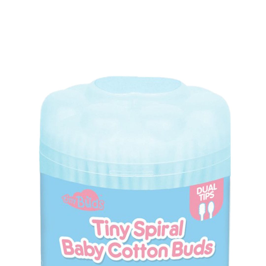 Tiny Spiral Baby Cotton Buds 400 Tips – Dual Tip Gentle Cotton Swabs for Safe Baby Cleaning