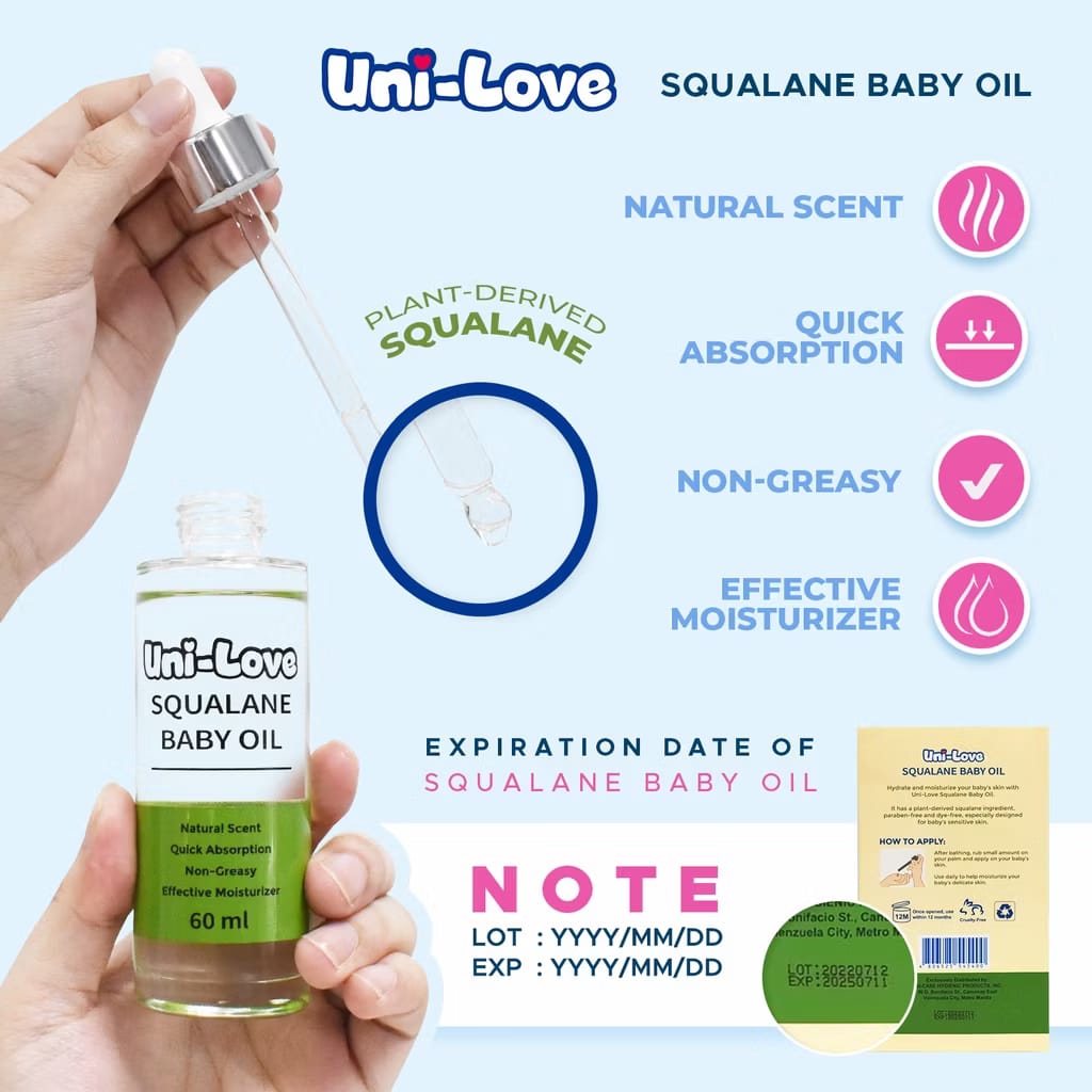 Uni-Love Squalane Baby Oil 60ml