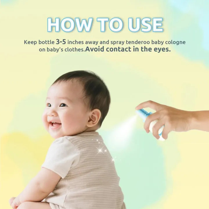Tenderoo Baby Cologne Alcohol-Free Lullaby Silk Scent 50ml