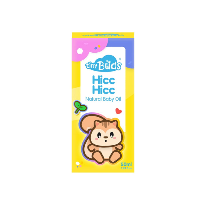 Tiny Buds Hicc Hicc Natural Baby Oil 50ML - Extra Value Mart