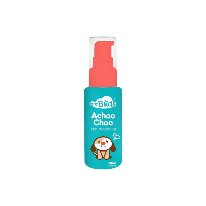 Tiny Buds Achoo Choo Natural Baby Oil 50ML - Extra Value Mart