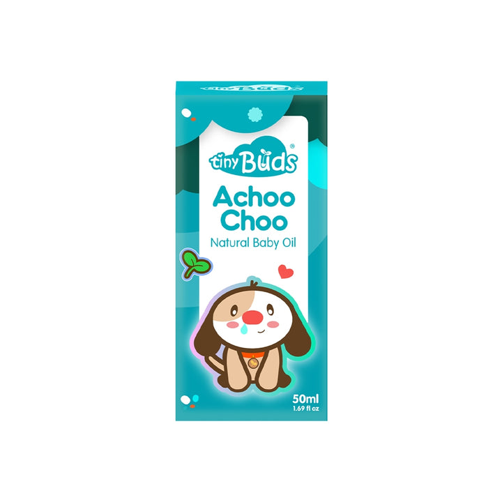 Tiny Buds Achoo Choo Natural Baby Oil 50ML - Extra Value Mart