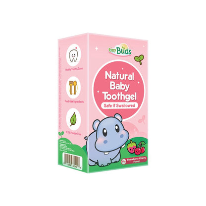 Tiny Buds Baby Toothgel Stage 1 - Strawberry Cherry 55g - Extra Value Mart