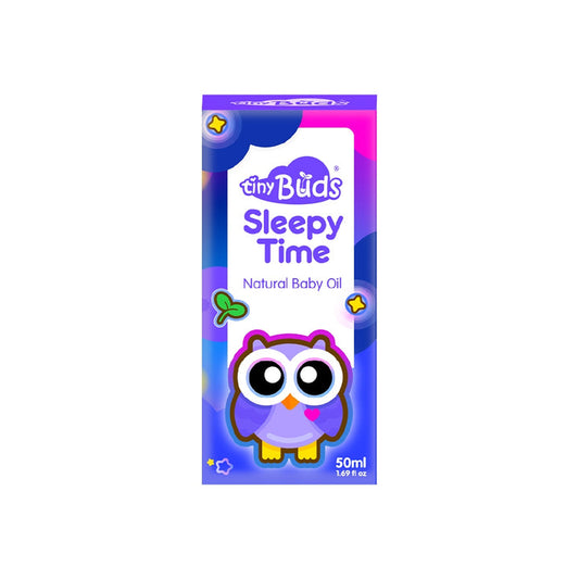 Tiny Buds Sleepy Time Natural Lavender Baby Oil (50ml) - Extra Value Mart