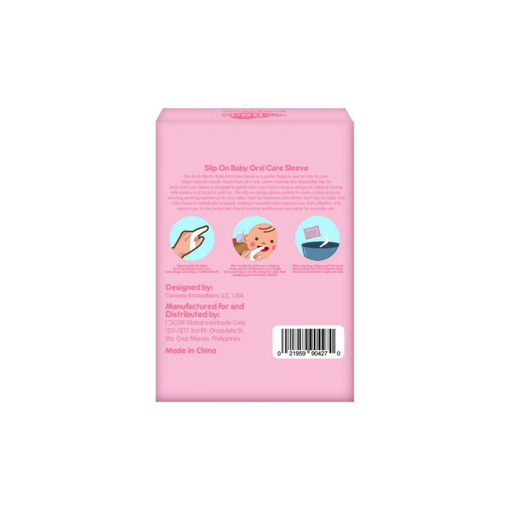 Tiny Buds Slip On Baby Oral Care Sleeve Dry Dental Wipes (15 pcs)