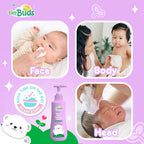 Tiny Buds Natural Baby Cleansing Splash 350ml — Gentle No-Rinse Cleanser for Face & Body | UAE