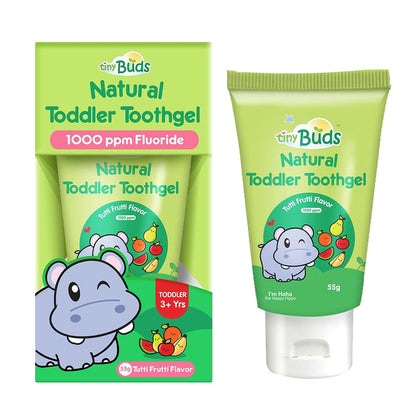 Tiny Buds Toddler Training Toothpaste - Stage 2 Tutti Frutti 55g - Extra Value Mart