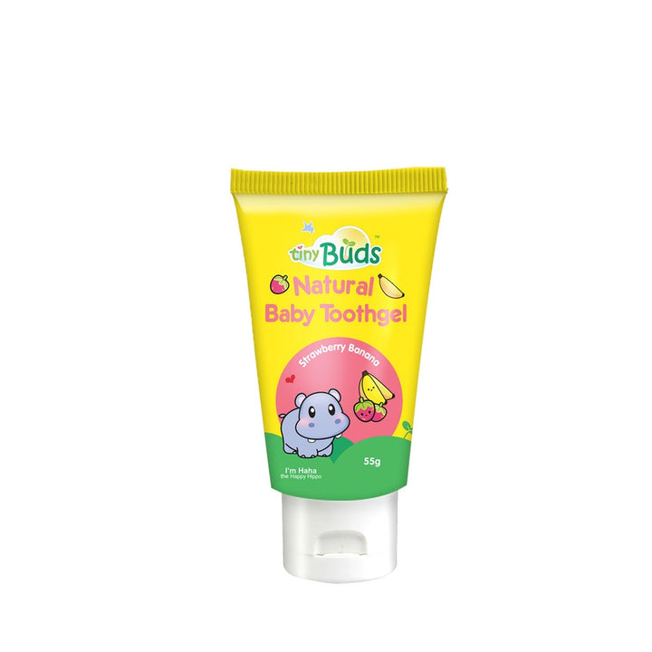 Tiny Buds Baby Toothgel Stage 1 - Strawberry Banana 55g - Extra Value Mart